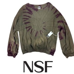 NSF Tie-Dye Sweatshirt NWT SP
